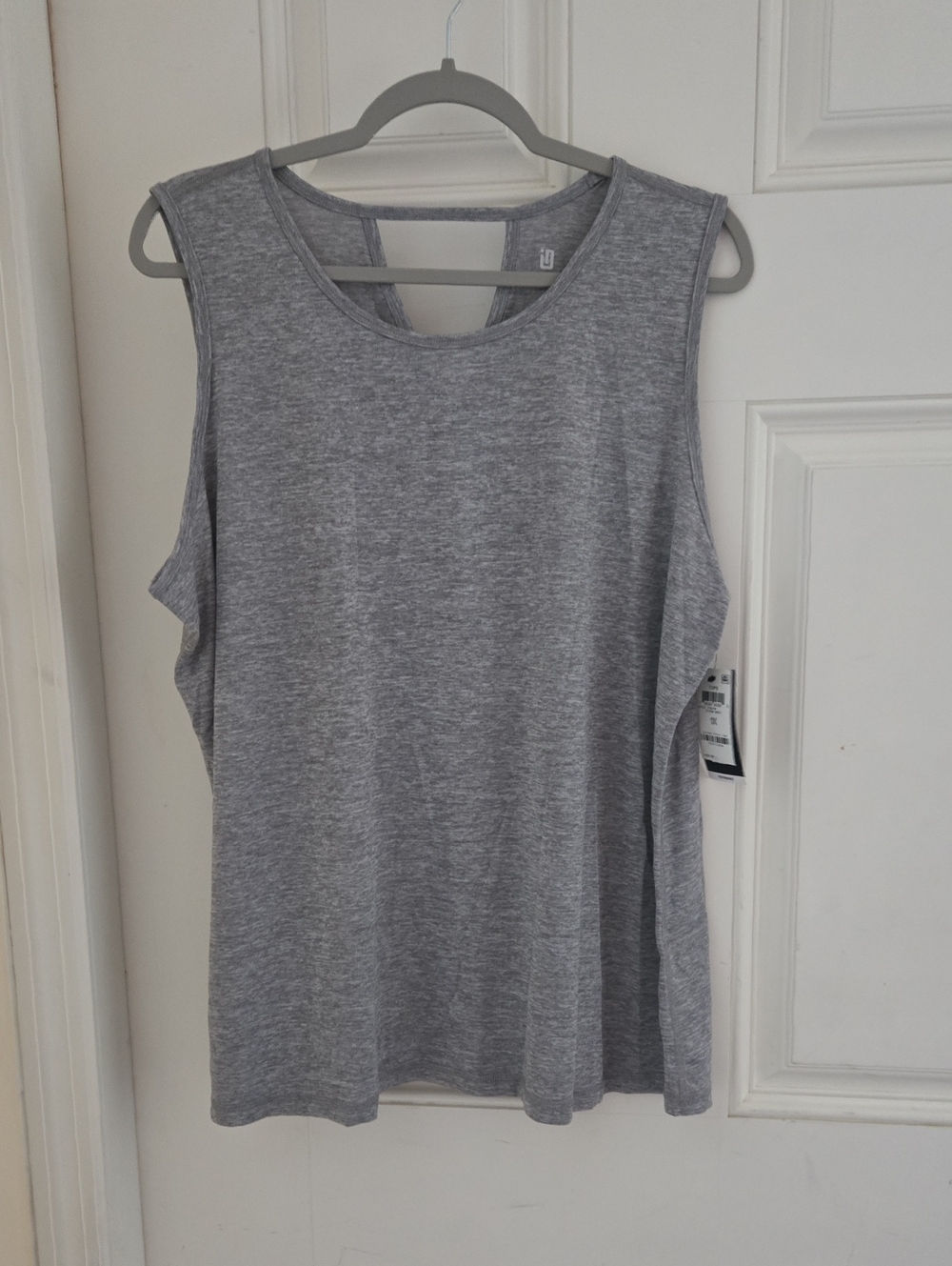 Ideology Gray Heathered Scoop Neck Tank